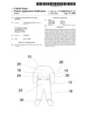 Garment with opening in back portion diagram and image