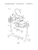 SELF ROCKING SLEEPING COMPARTMENT ASSEMBLIES AND METHOD OF DRIVING THE SAME diagram and image