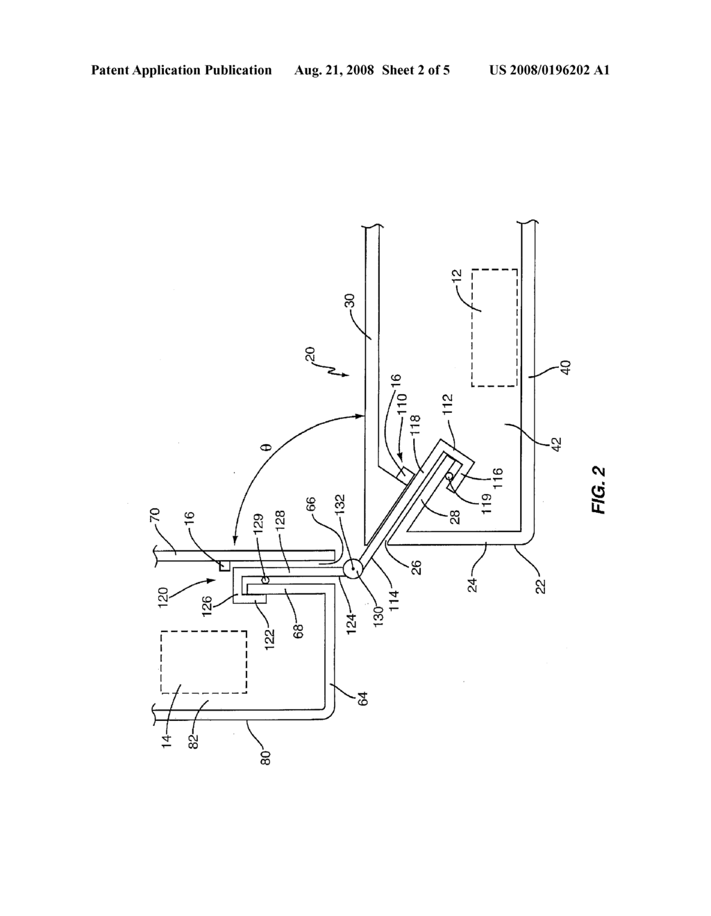 Wireless Communications Device with Hinge - diagram, schematic, and image 03