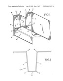 Sheet metal header beam diagram and image