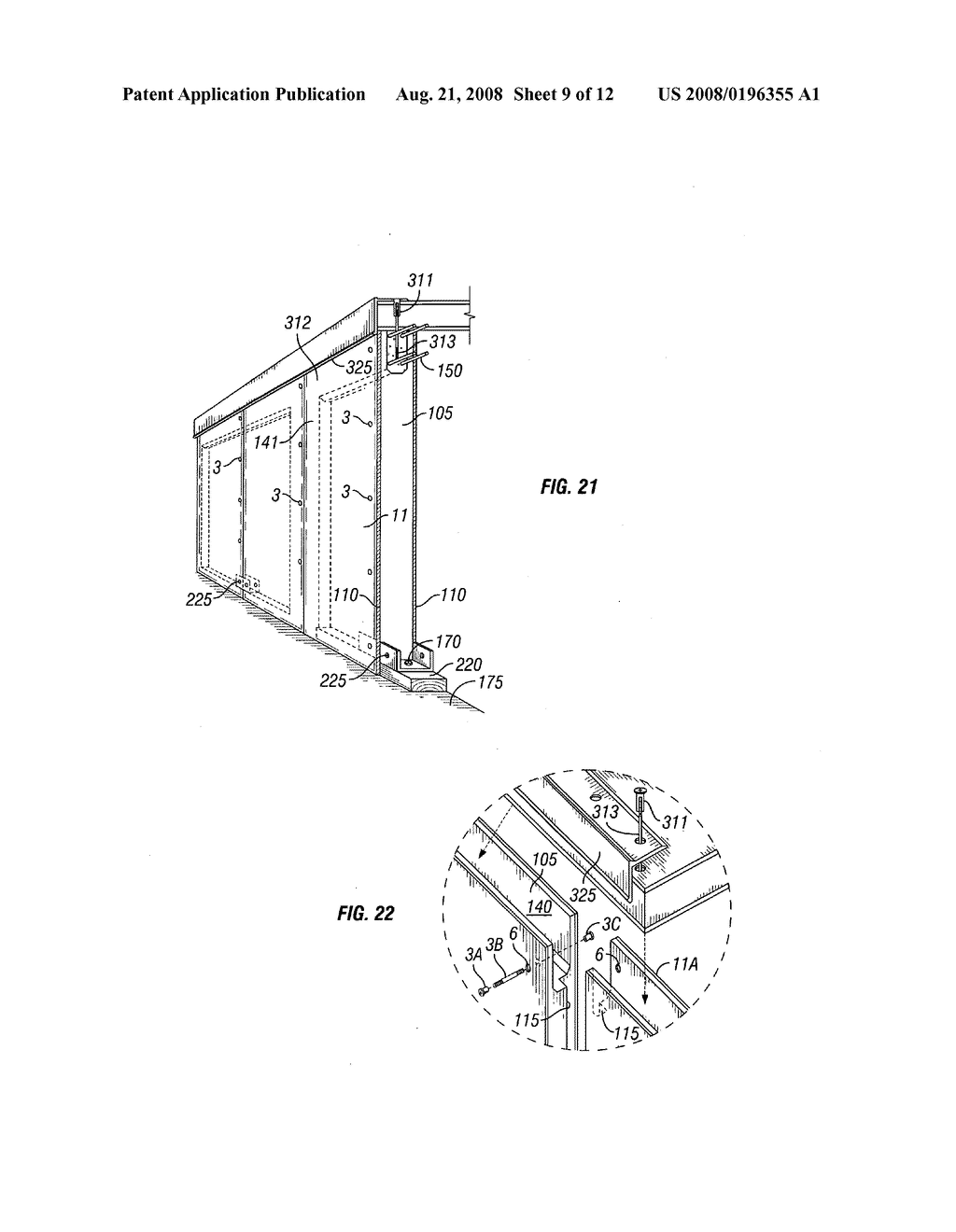 Building system utilizing integrated technology with molded expanded polystryrene cores - diagram, schematic, and image 10