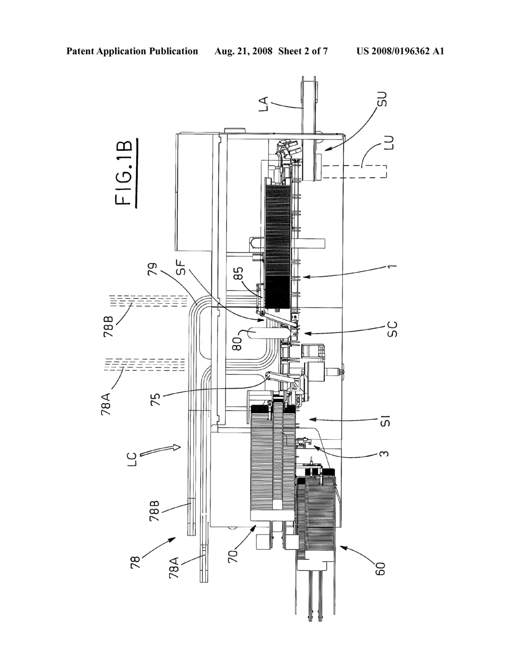 Machine For Packaging Articles into Boxes With Variable Arrangement With Respect To The Production Line - diagram, schematic, and image 03