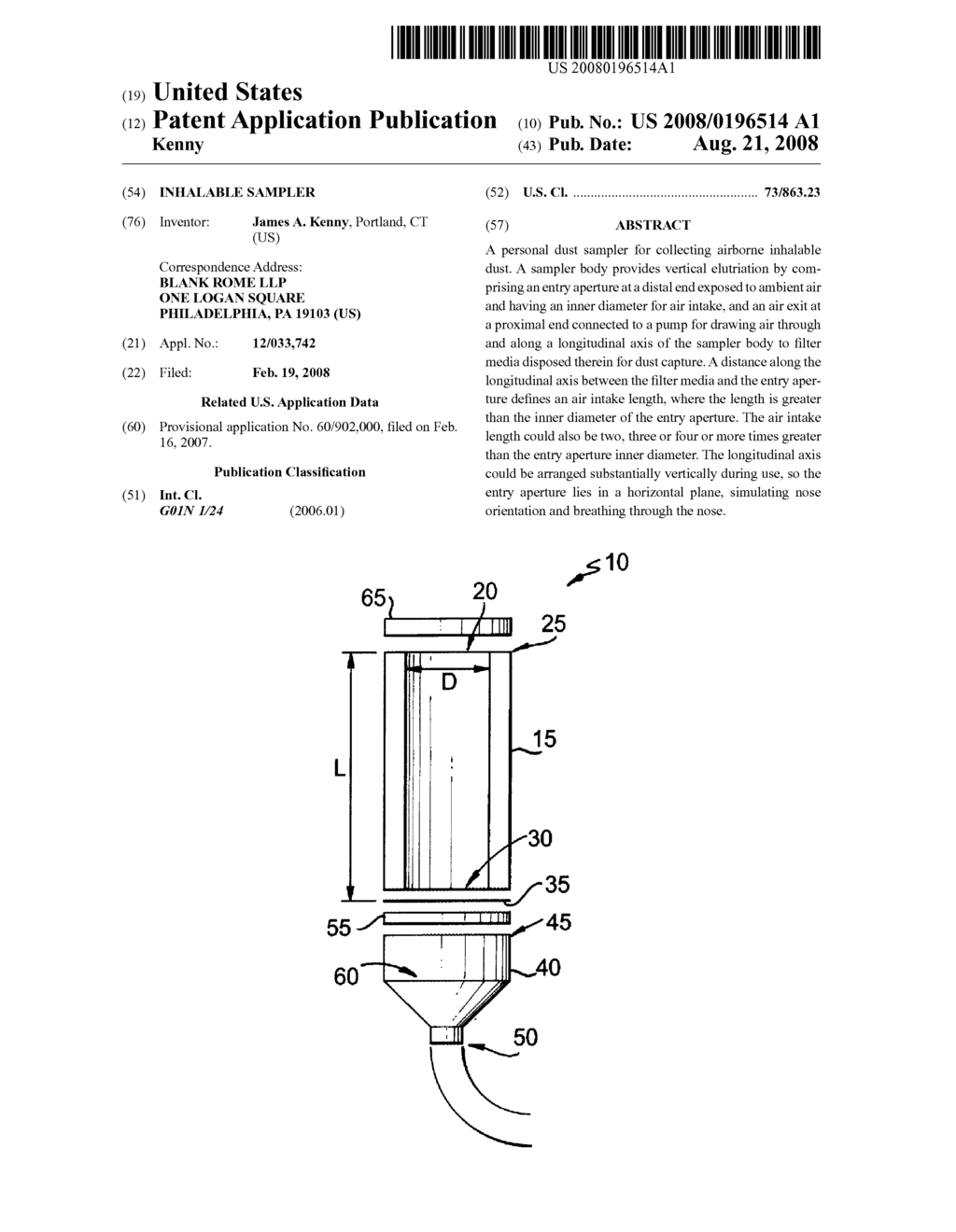 Inhalable Sampler - diagram, schematic, and image 01