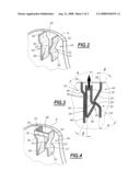 Hollow Plastic Body Which is Used, In Particular, to Line Steering Wheel Columns in Motor Vehicles diagram and image