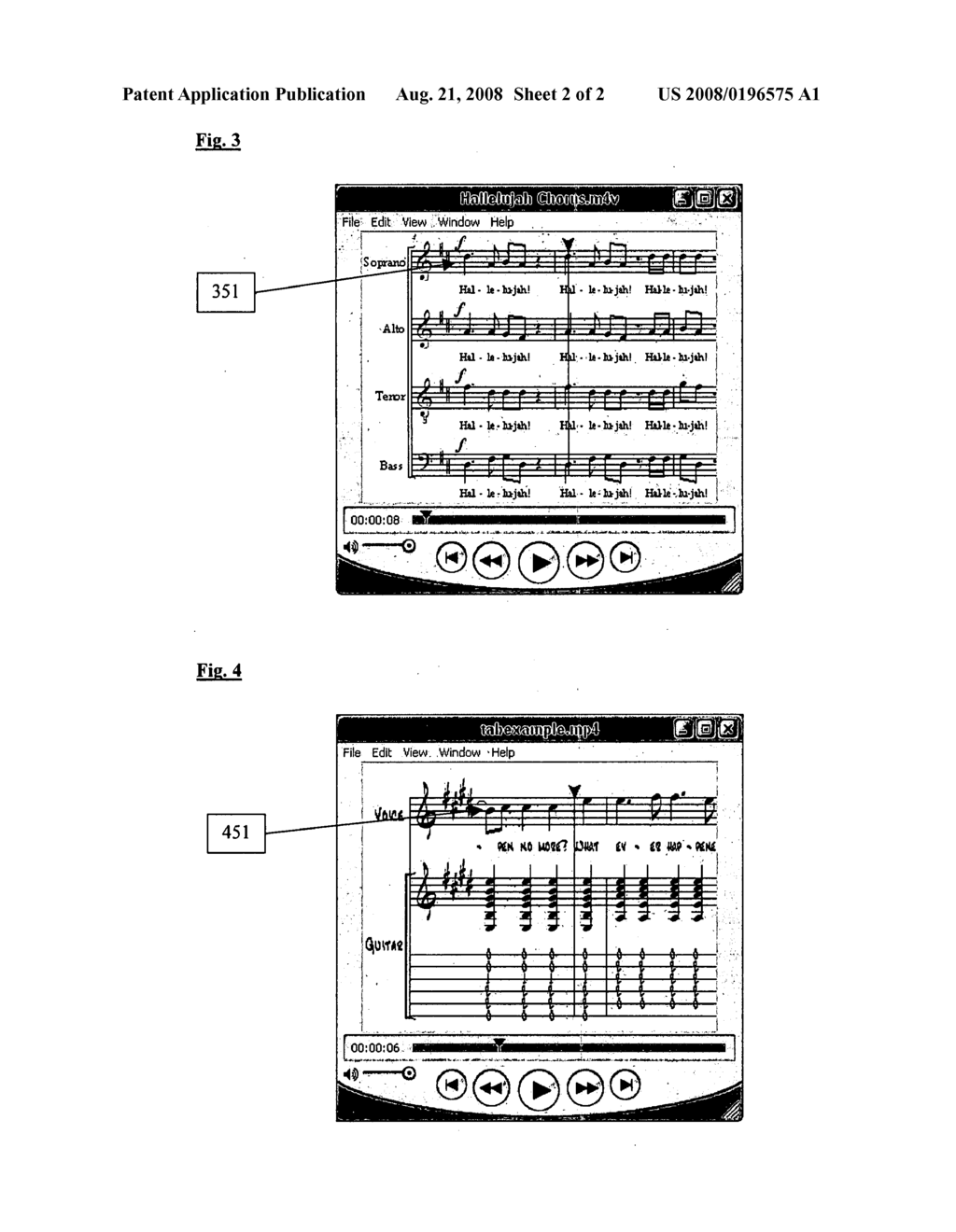 Process for creating and viewing digital sheet music on a media device - diagram, schematic, and image 03