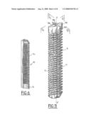 PROFILED SYSTEM FOR APPLYING COSMETIC PRODUCTS, A METHOD FOR FABRICATING THIS SYSTEM, AN APPLICATOR ASSEMBLY AND A METHOD FOR ASSEMBLING SUCH AN ASSEMBLY diagram and image