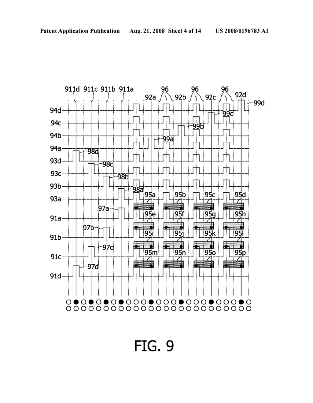 Fully Textile Electrode Lay-Out Allowing Passive and Active Matrix Addressing - diagram, schematic, and image 05