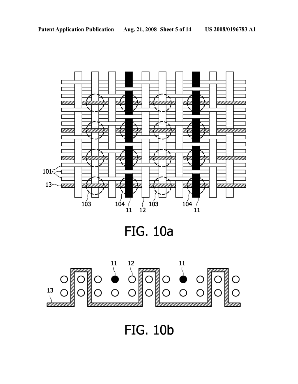 Fully Textile Electrode Lay-Out Allowing Passive and Active Matrix Addressing - diagram, schematic, and image 06