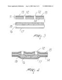 CLOTHING VENTILATION DEVICE ALLOWING THE HUMAN BODY TO BREATHE, AND METHOD FOR PRODUCING THE DEVICE diagram and image