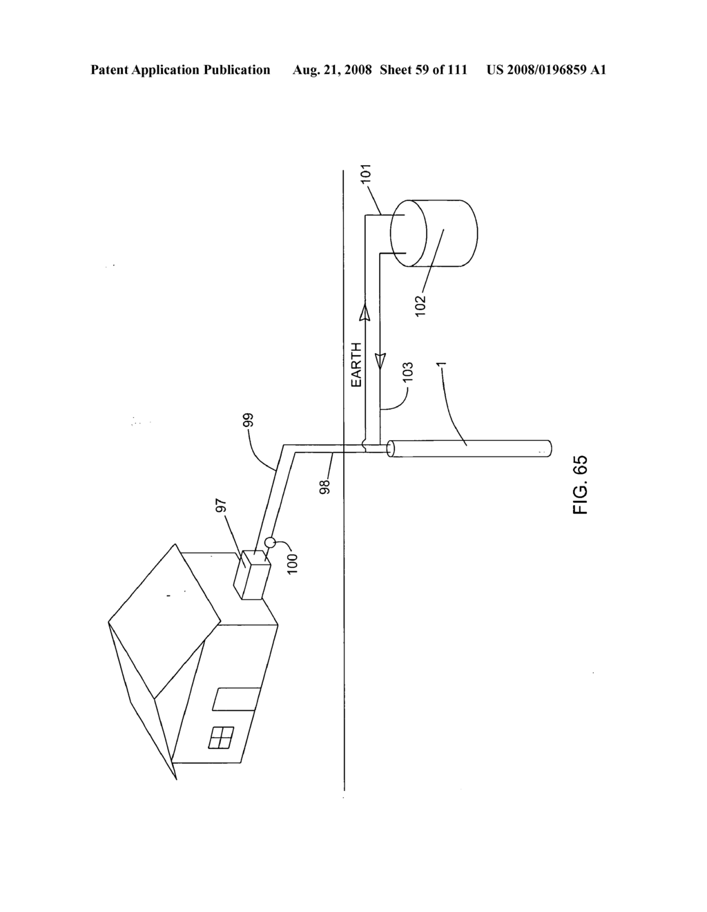 Method of transferring heat energy between a heat exchanging subsystem above the surface of the earth and material therebeneath using a coaxial-flow heat exchanging structure generating turbulence along the outer flow channel thereof - diagram, schematic, and image 60