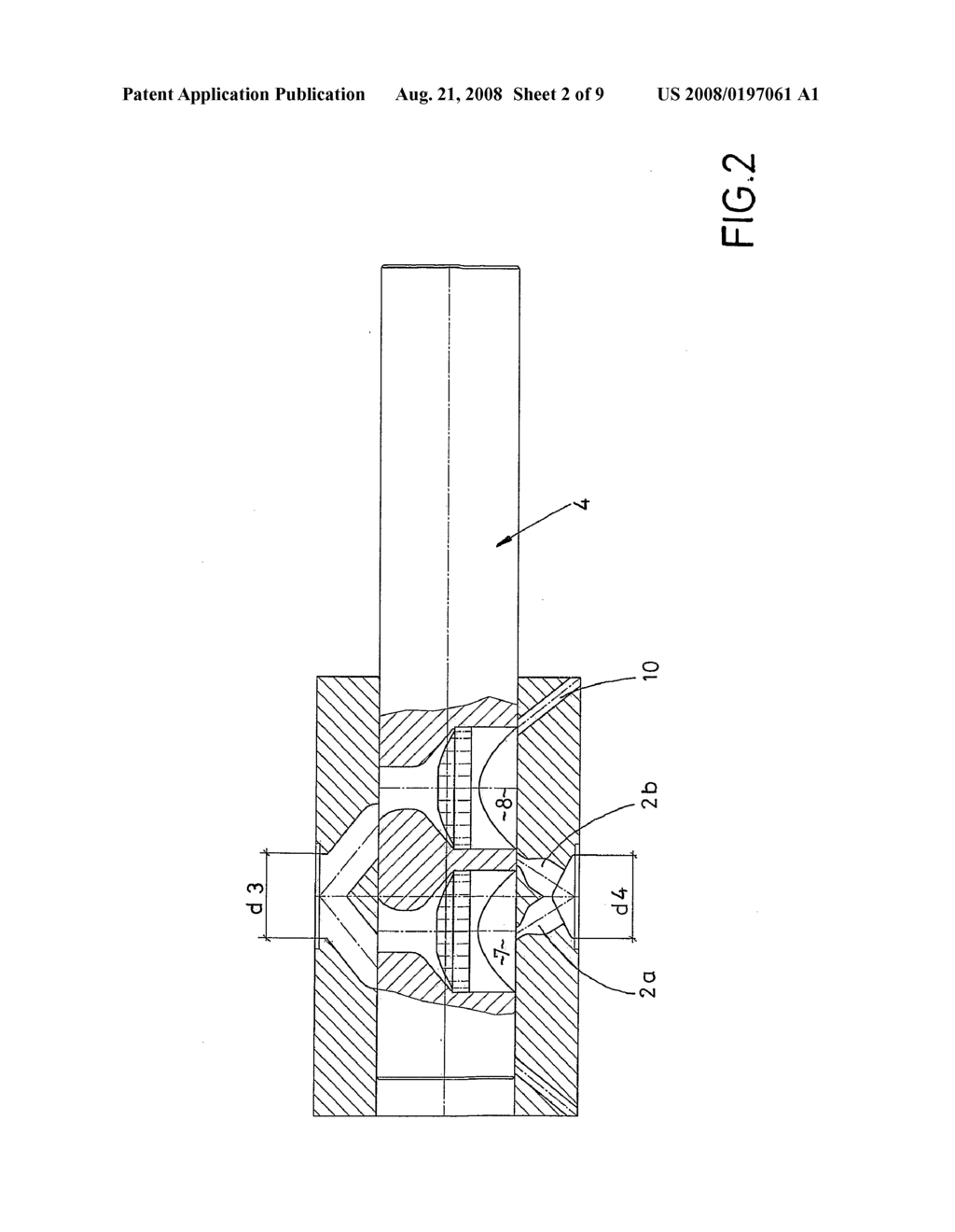 Device For Filtering A Liquefied Synthetic Material - diagram, schematic, and image 03