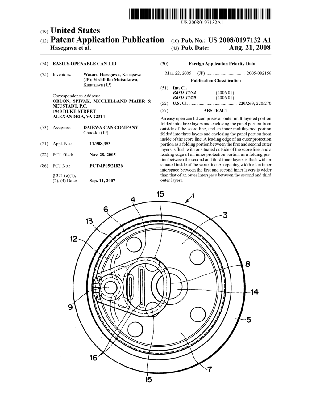 Easily-Openable Can Lid - diagram, schematic, and image 01