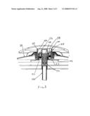 Keg Tap Adapter With Flow Restriction diagram and image