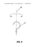 Retractable multi-tiered lingerie hanger diagram and image