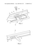 ARTICLE CARRIER WITH STOWABLE CROSS RAIL diagram and image