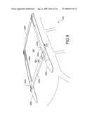 ARTICLE CARRIER WITH STOWABLE CROSS RAIL diagram and image