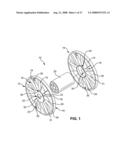 CORRUGATED FLANGES FOR SPOOLS AND REELS diagram and image