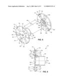 CORRUGATED FLANGES FOR SPOOLS AND REELS diagram and image