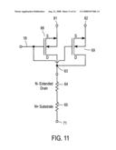 Sensing FET integrated with a high-voltage vertical transistor diagram and image