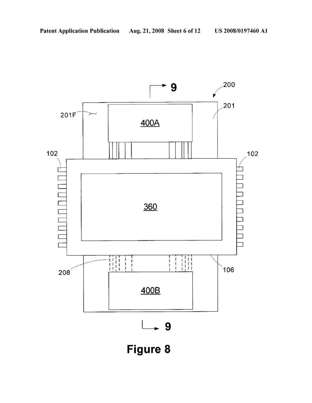 PACKAGED IC DEVICE COMPRISING AN EMBEDDED FLEX CIRCUIT, AND METHODS OF MAKING SAME - diagram, schematic, and image 07