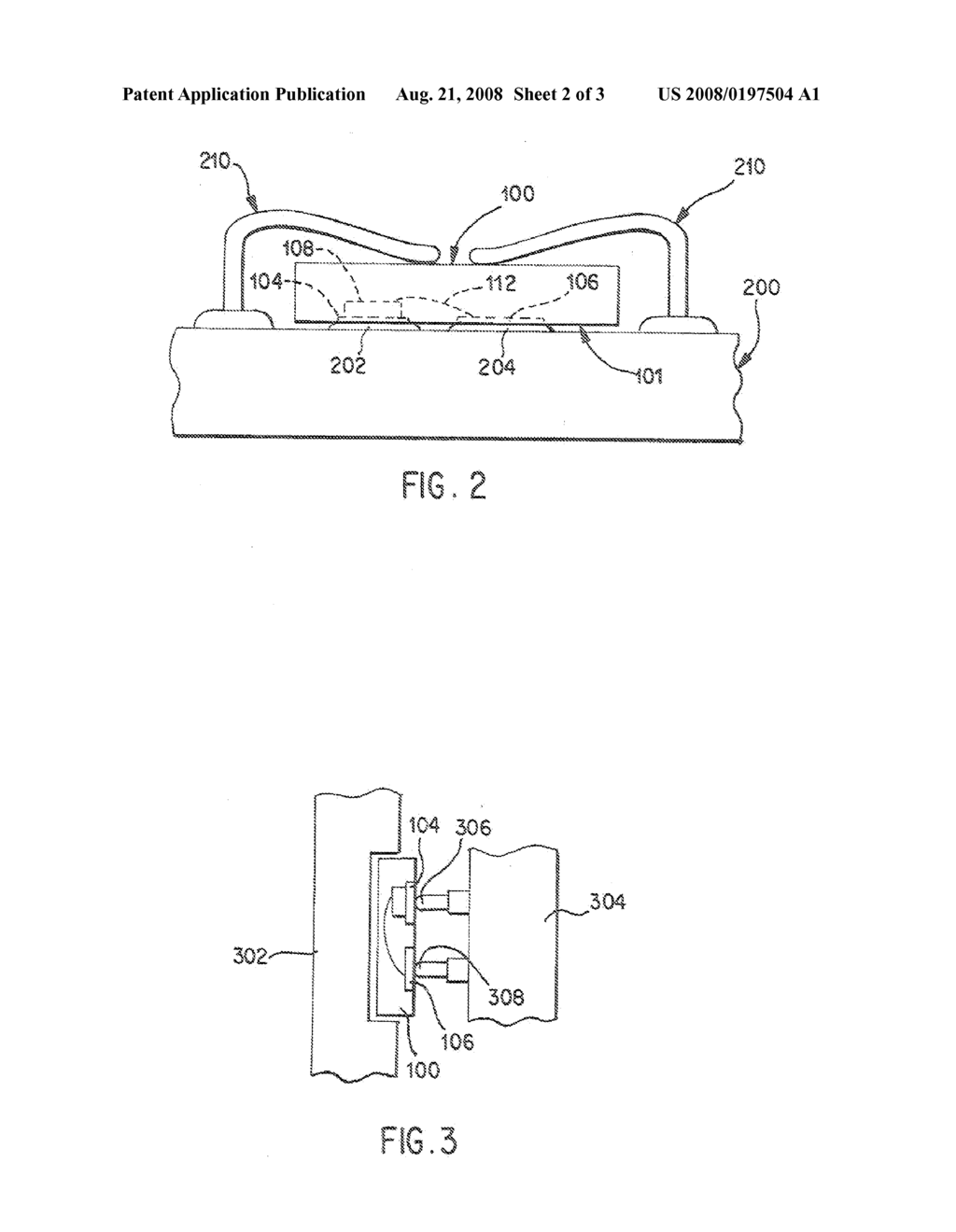 SINGLE-SIDED, FLAT, NO LEAD, INTEGRATED CIRCUIT PACKAGE - diagram, schematic, and image 03