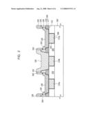 Bonding pad structure, electronic device having a bonding pad structure and methods of fabricating the same diagram and image