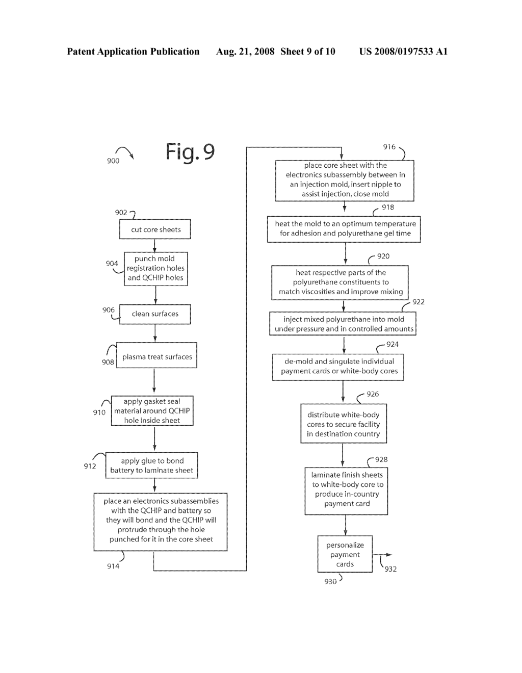 PAYMENT CARD MANUFACTURING TECHNOLOGY - diagram, schematic, and image 10