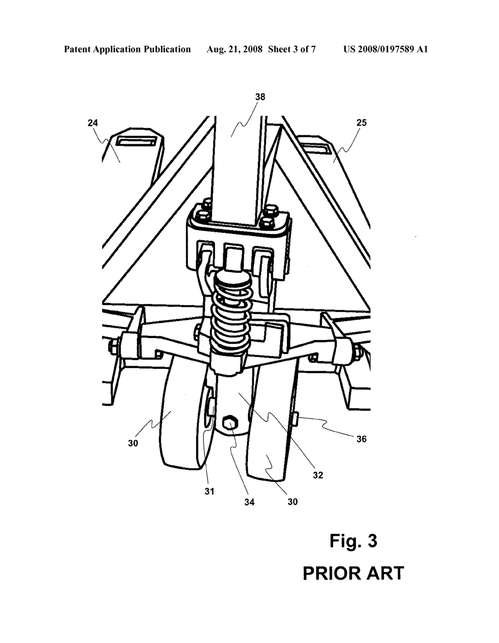 Pallet truck steer wheel safety guard - diagram, schematic, and image 04