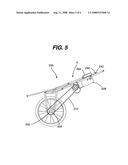 Powered utility cart with drivetrain differential diagram and image