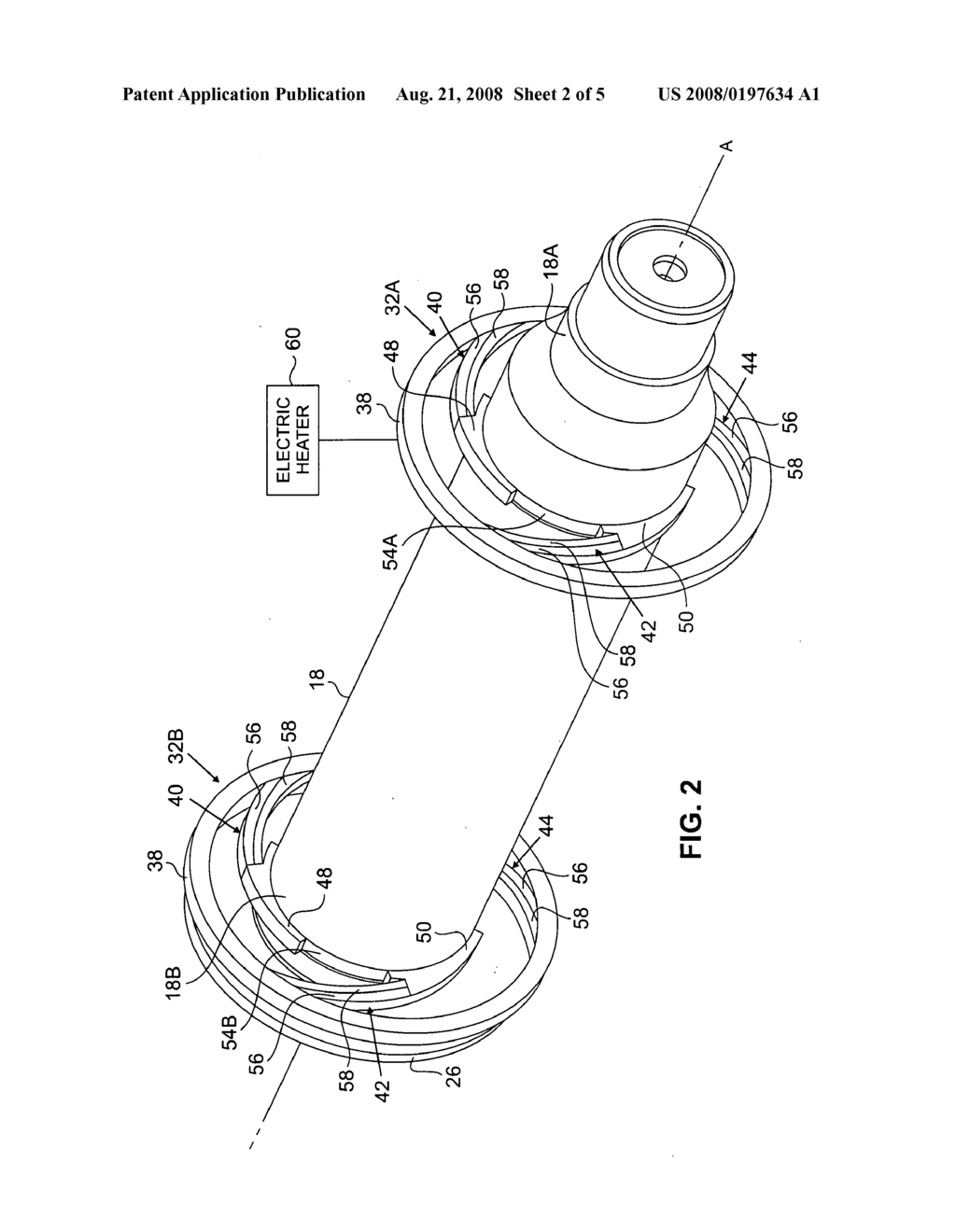 Thermally operated rotatable component restraint system - diagram, schematic, and image 03