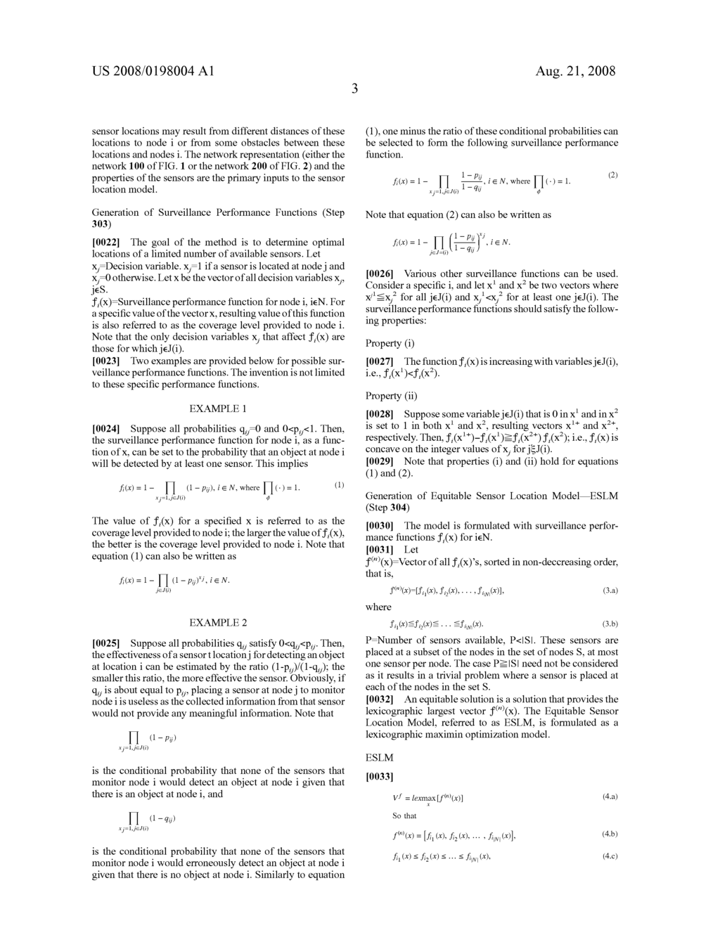 Method for equitable placement of a limited number of sensors for wide area surveillance - diagram, schematic, and image 07