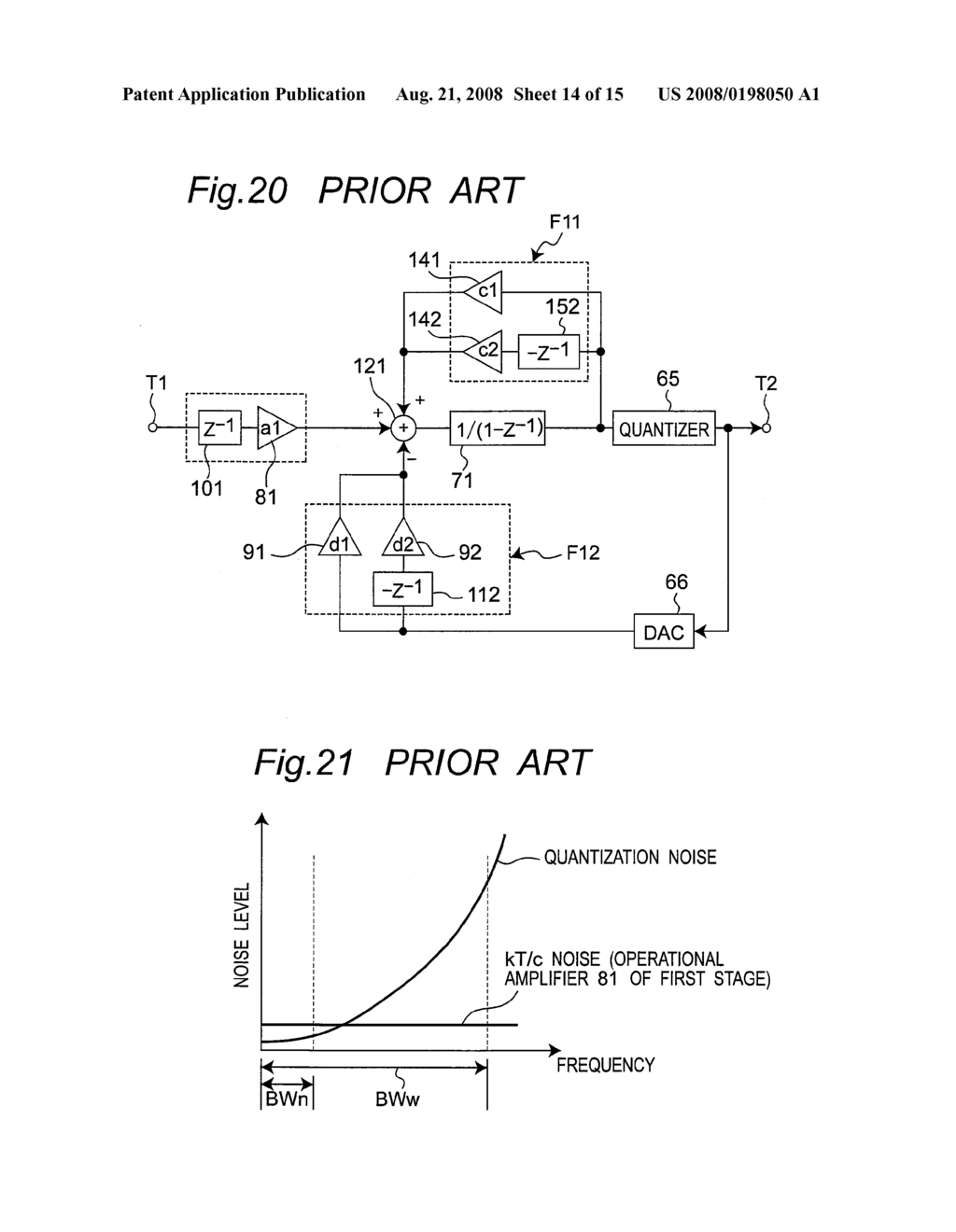 DELTA-SIGMA MODULATOR AND DA CONVERTER APPARATUS INCLUDING DELTA-SIGMA MODULATOR CHANGING ORDER OF FILTER - diagram, schematic, and image 15