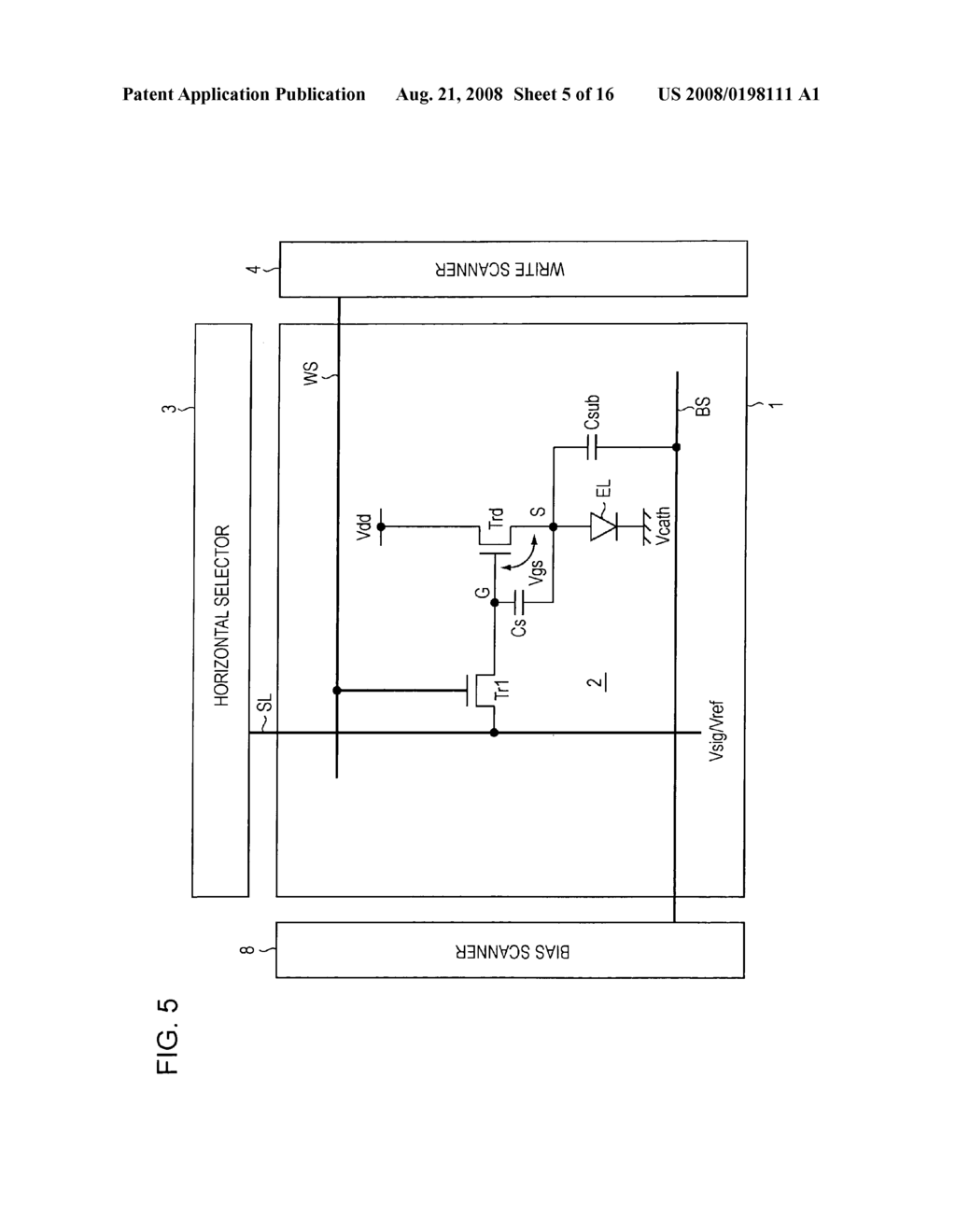 Display apparatus and drive method therefor, and electronic equipment - diagram, schematic, and image 06