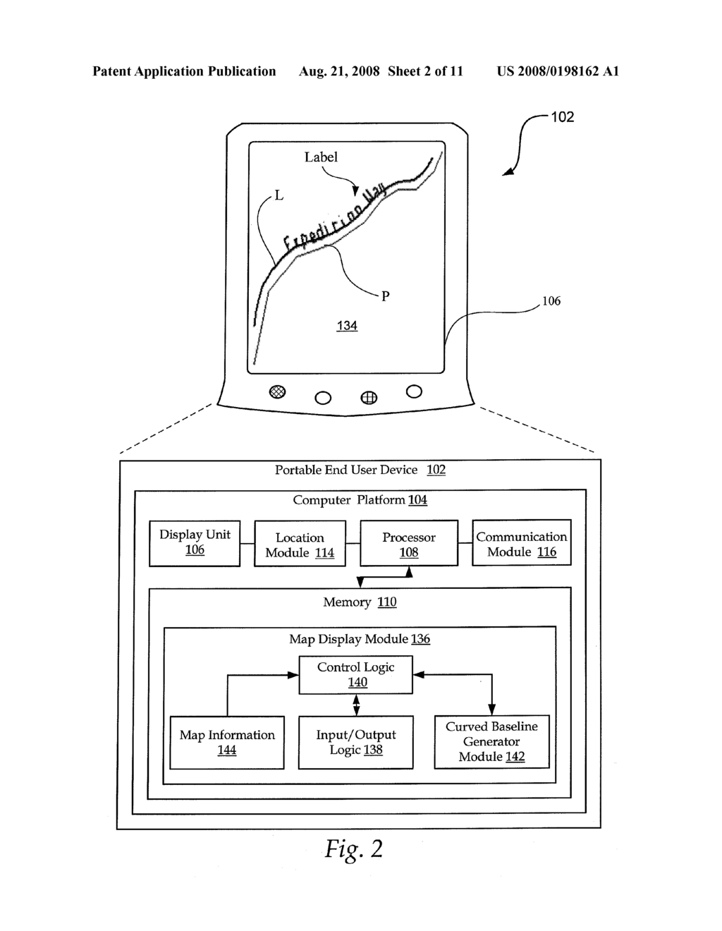 A METHOD OF GENERATING CURVED BASELINE FOR MAP LABELING - diagram, schematic, and image 03