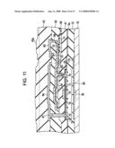 Electro-optical device, method for production of electro-optical device, and electronic apparatus diagram and image