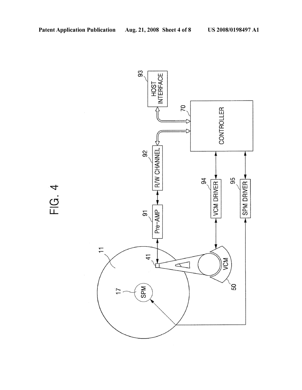 HARD DISK DRIVE APPARATUS, METHOD TO CONTROL FLYING HEIGHT OF MAGNETIC HEAD THEREOF, AND RECORDING MEDIA FOR COMPUTER PROGRAM THEREFOR - diagram, schematic, and image 05