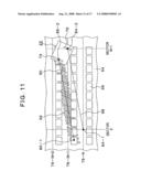 Storage apparatus, storage control circuit, and head-position-displacement measuring method diagram and image