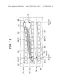 Storage apparatus, storage control circuit, and head-position-displacement measuring method diagram and image