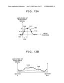 Storage apparatus, storage control circuit, and head-position-displacement measuring method diagram and image