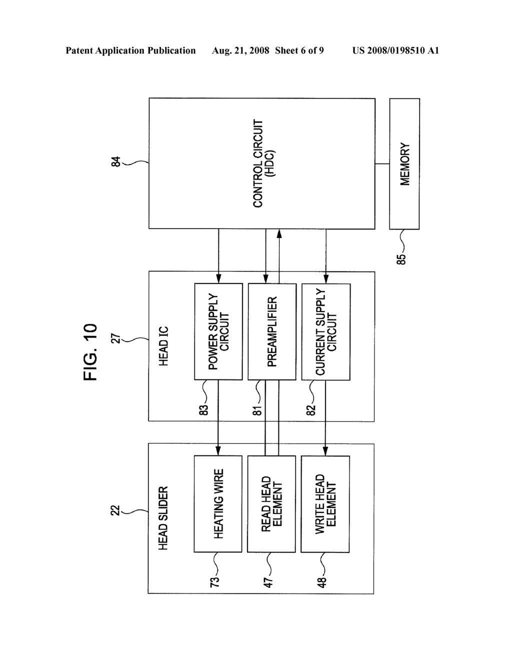 HEAD SLIDER AND STORAGE MEDIUM DRIVE - diagram, schematic, and image 07