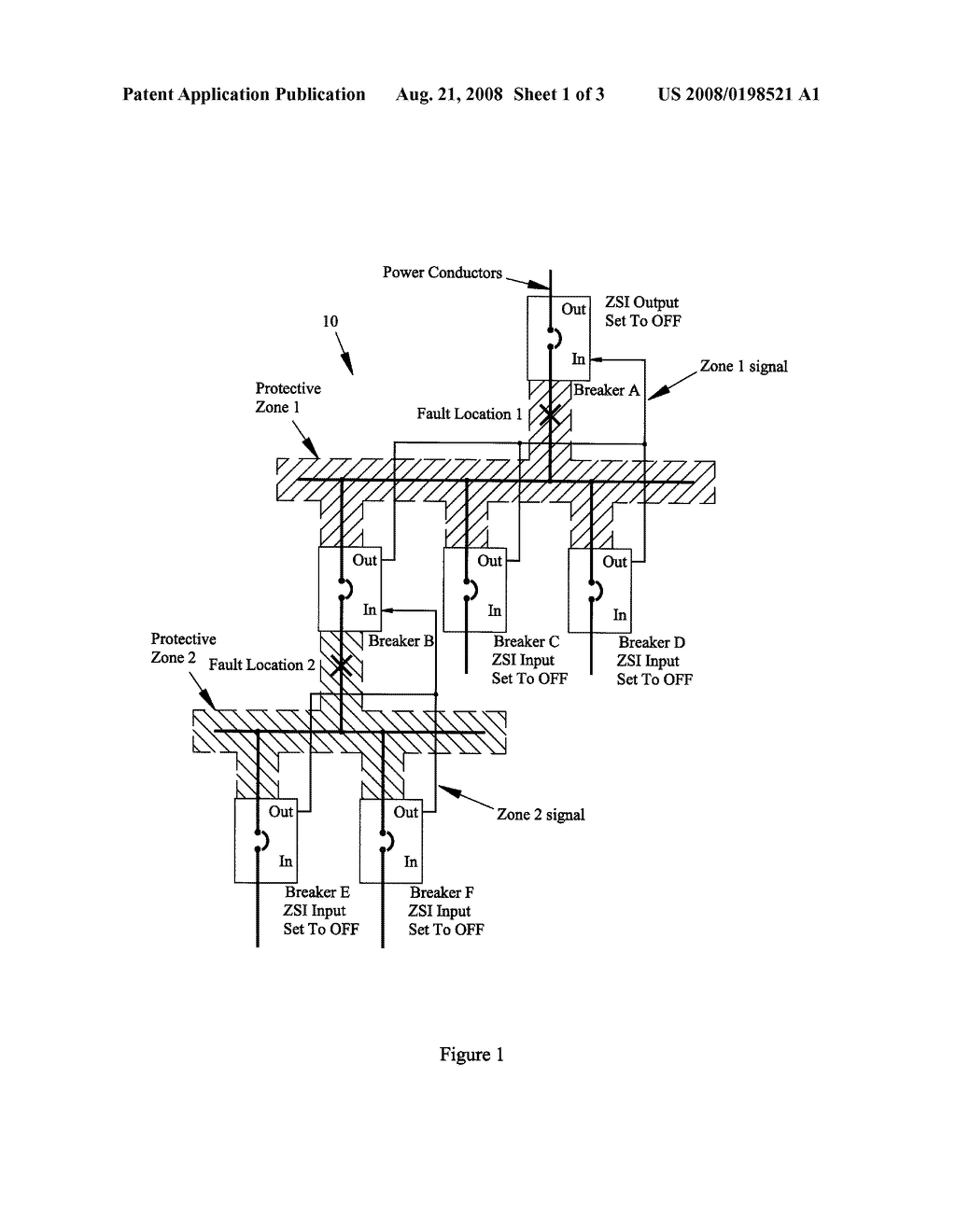 Circuit Breaker Trip Unit with Zone Selective Interlock and System Monitoring - diagram, schematic, and image 02