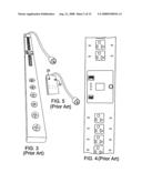 Adaptable rack mountable power distribution apparatus diagram and image