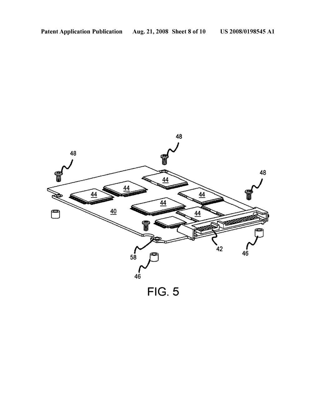 Open-frame solid-state drive housing with intrinsic grounding to protect exposed chips - diagram, schematic, and image 09