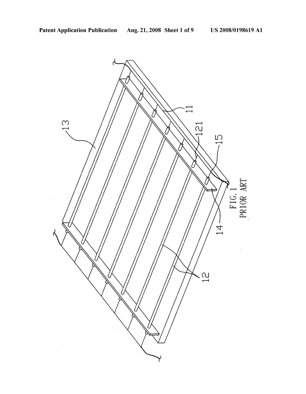 Backlight module with tubes - diagram, schematic, and image 02