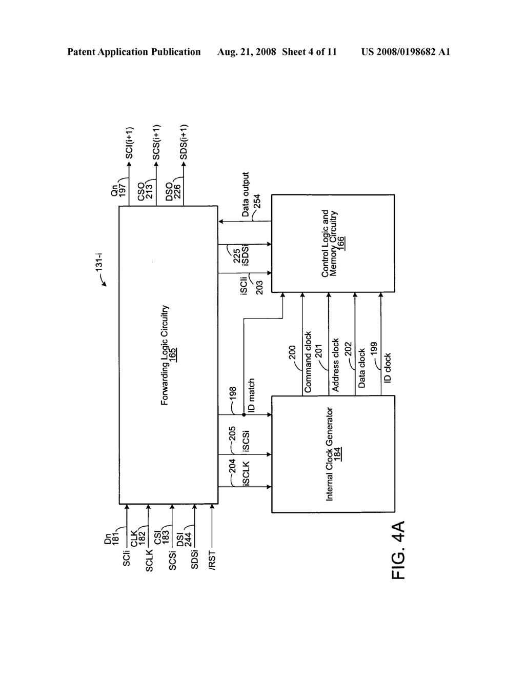 SEMICONDUCTOR DEVICE AND METHOD FOR SELECTION AND DE-SELECTION OF MEMORY DEVICES INTERCONNECTED IN SERIES - diagram, schematic, and image 05