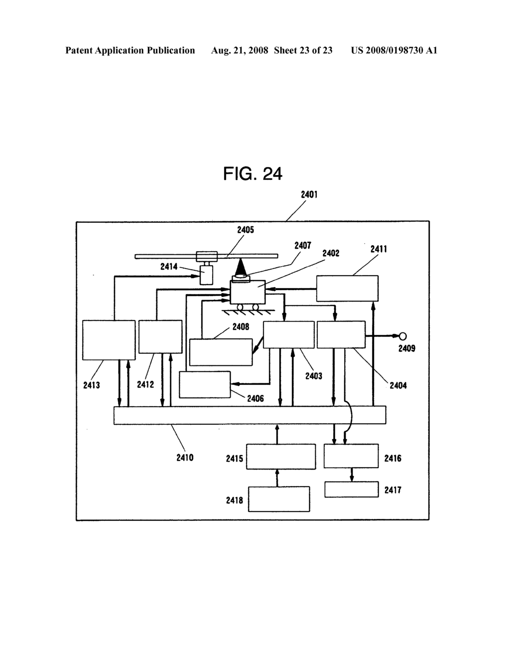 Optical head and apparatus for optically recording and reproducing information - diagram, schematic, and image 24