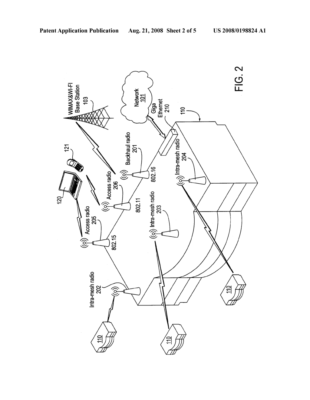 SYSTEM AND METHOD FOR QOS PROVISIONING IN BROADBAND WIRELESS MESH NETWORKS - diagram, schematic, and image 03