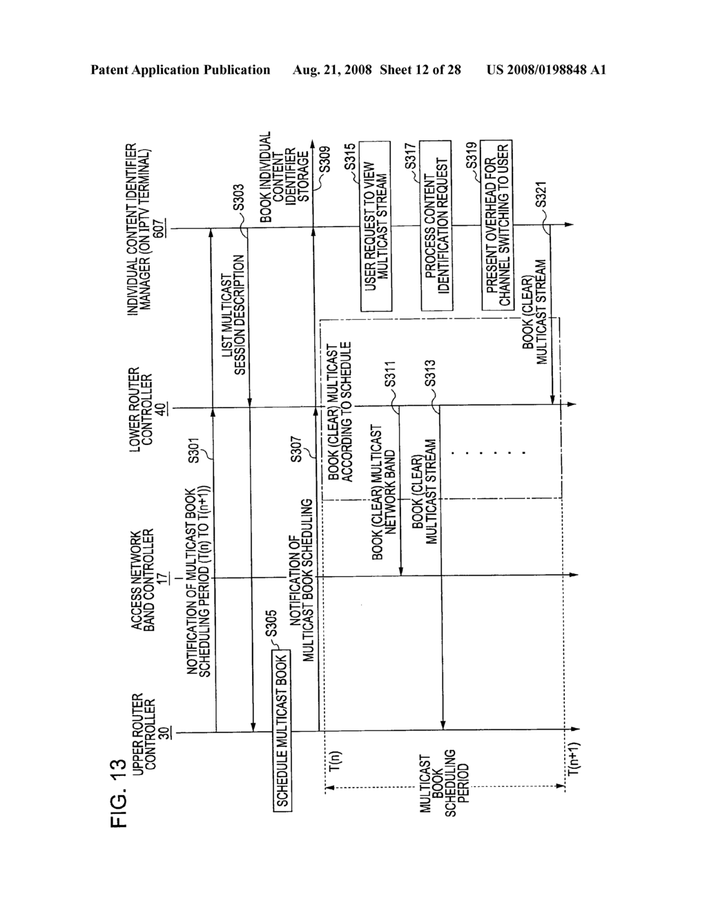 MULTICASTING SYSTEM AND MULTICASTING METHOD - diagram, schematic, and image 13