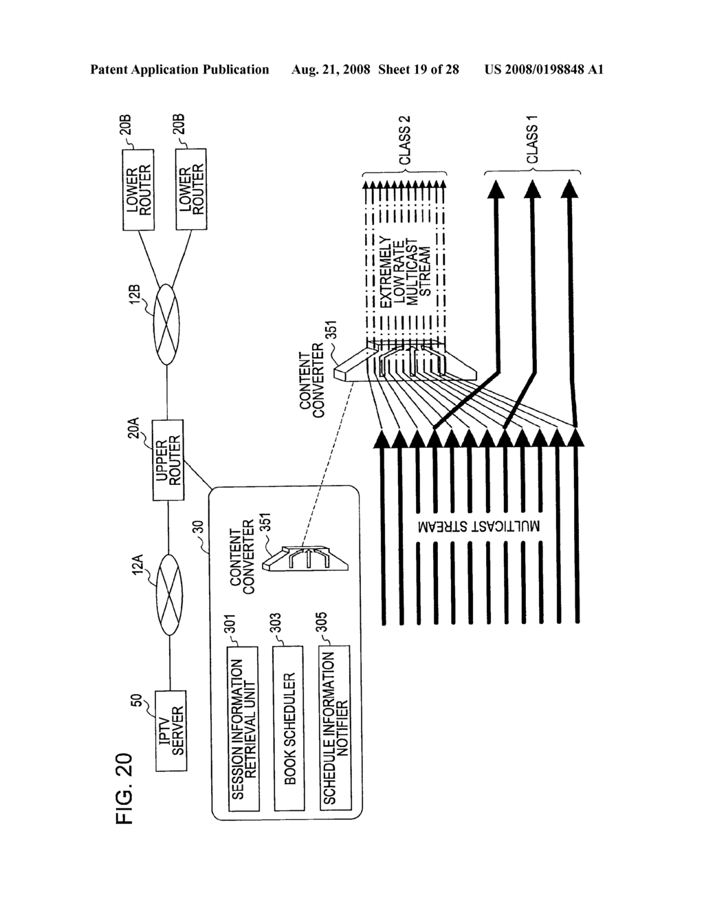 MULTICASTING SYSTEM AND MULTICASTING METHOD - diagram, schematic, and image 20