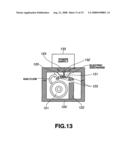 Excimer laser device operable at high repetition rate and having high band-narrowing efficiency diagram and image